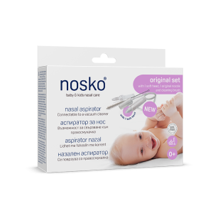 NOSKO BABY SET АСПИРАТОР ЗА НОС + ЧЕТКА