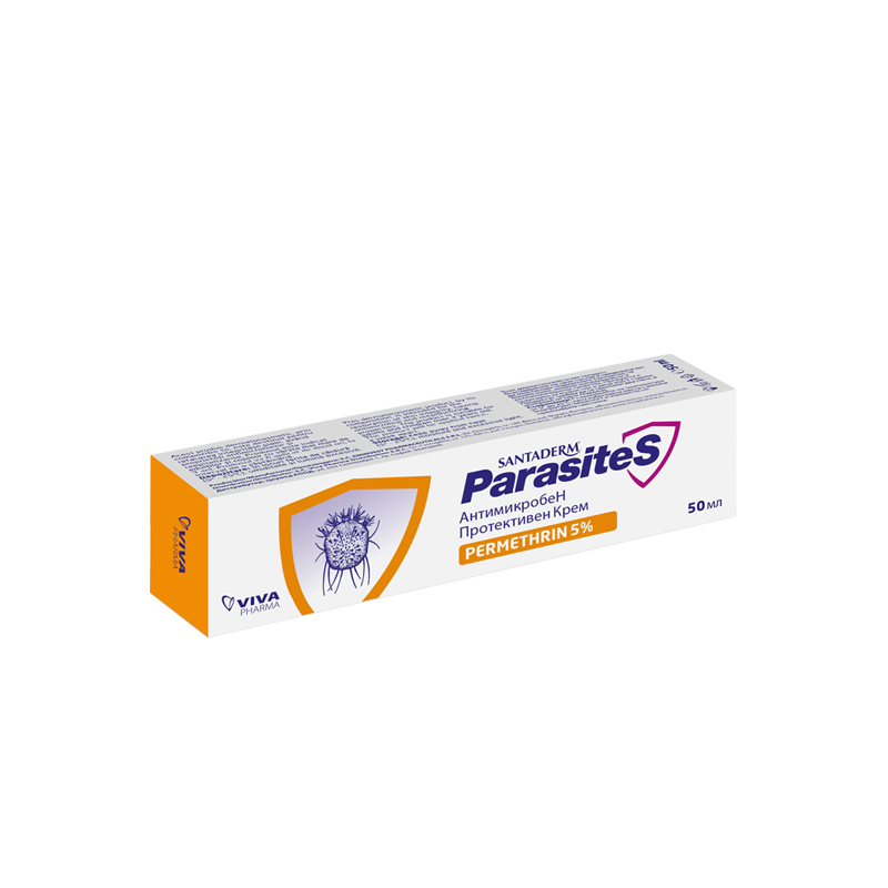 САНТАДЕРМ PARASITES крем 5%, 50 мл